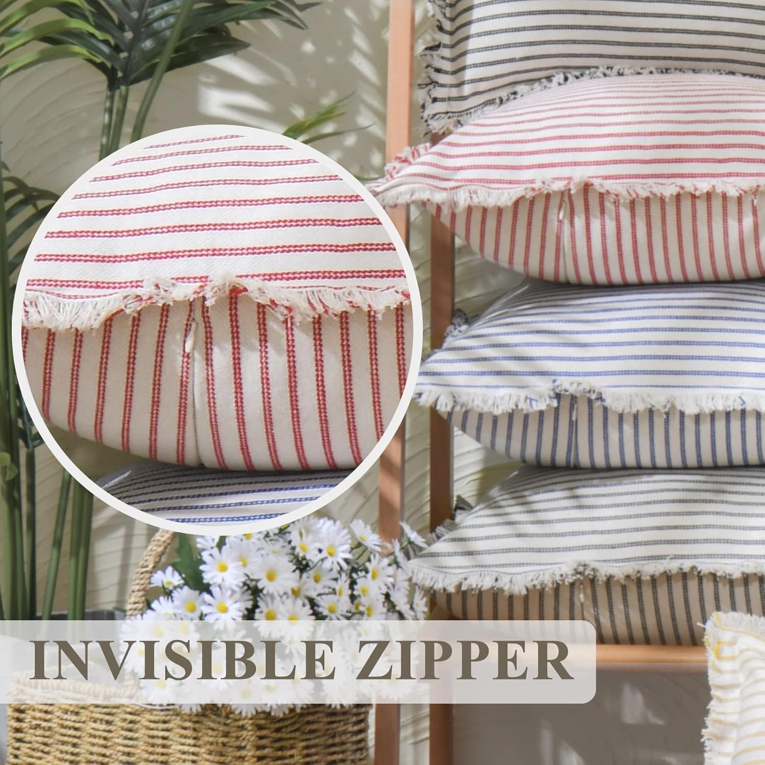 Throw Pillow Covers 18x18 Set of 2