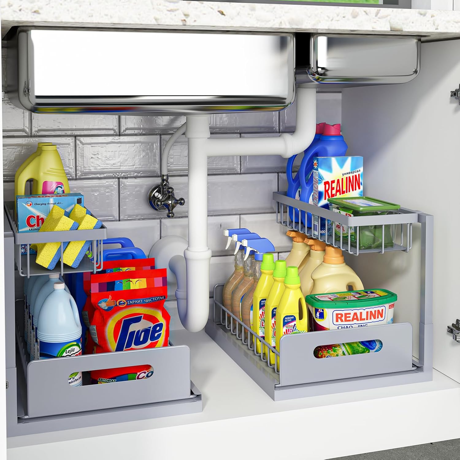 Pull Out Cabinet Organizer