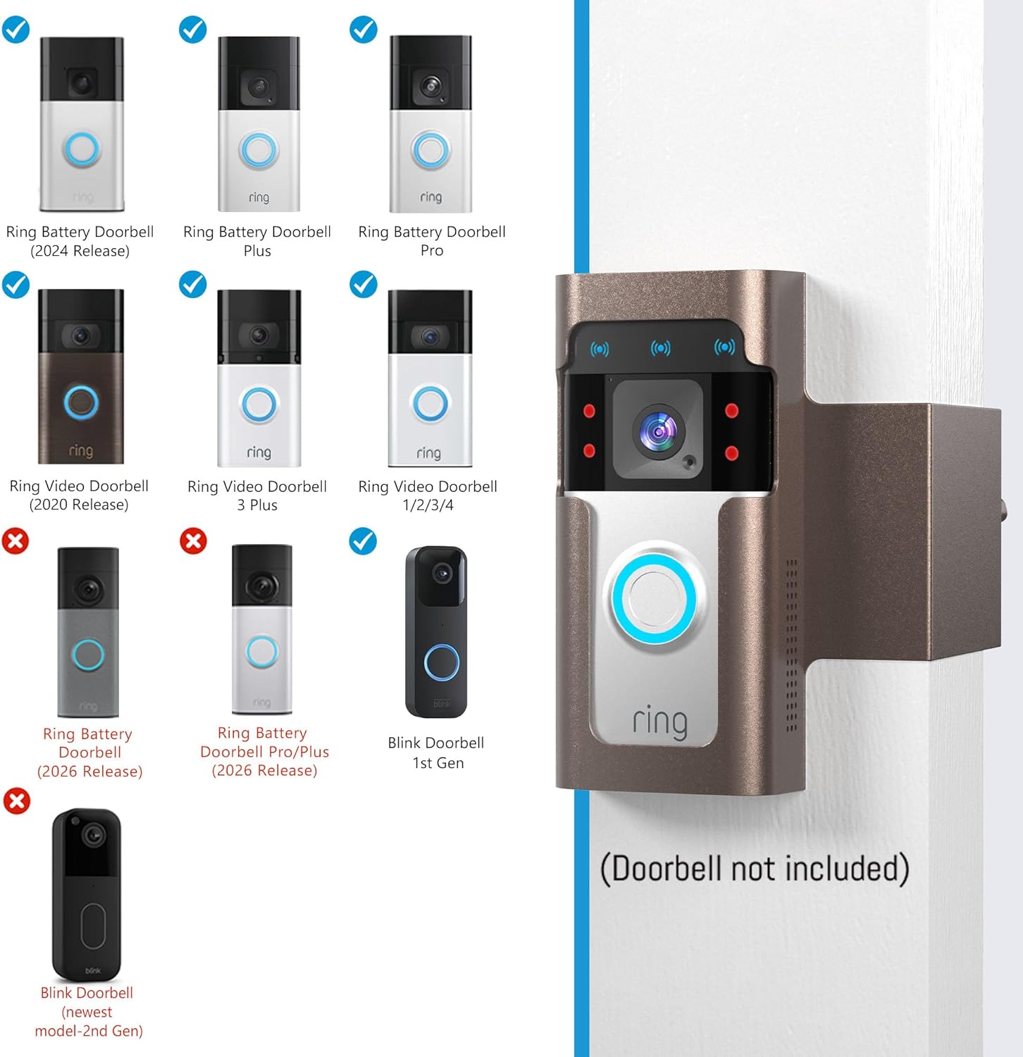 Anti Theft Ring Doorbell Mount