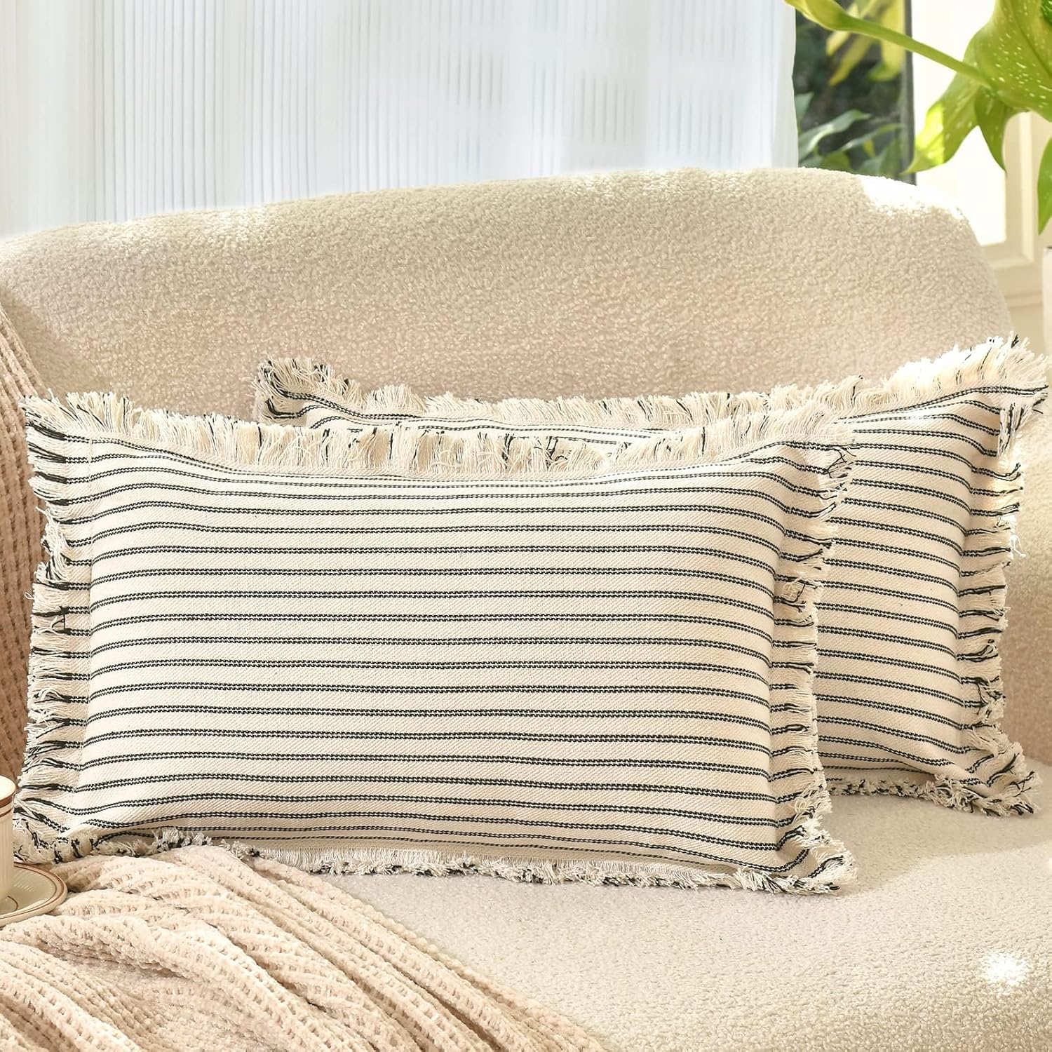 Throw Pillow Covers 18x18 Set of 2