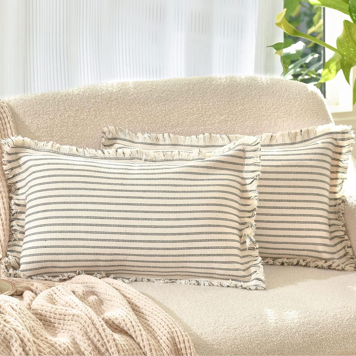 Throw Pillow Covers 18x18 Set of 2