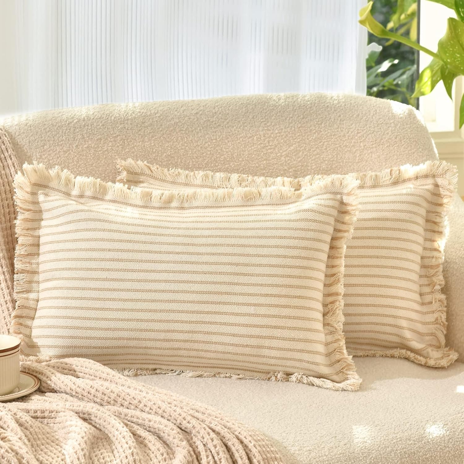 Throw Pillow Covers 18x18 Set of 2