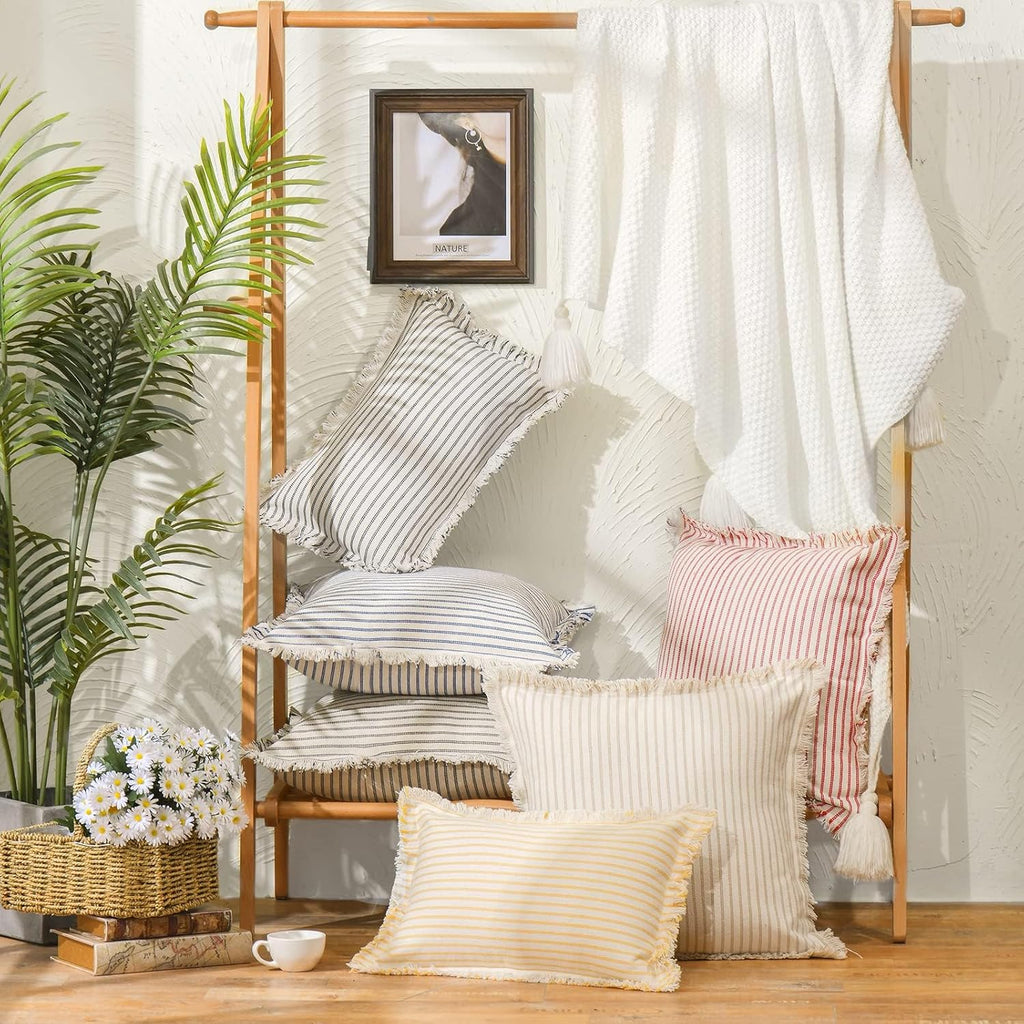Throw Pillow Covers 18x18 Set of 2