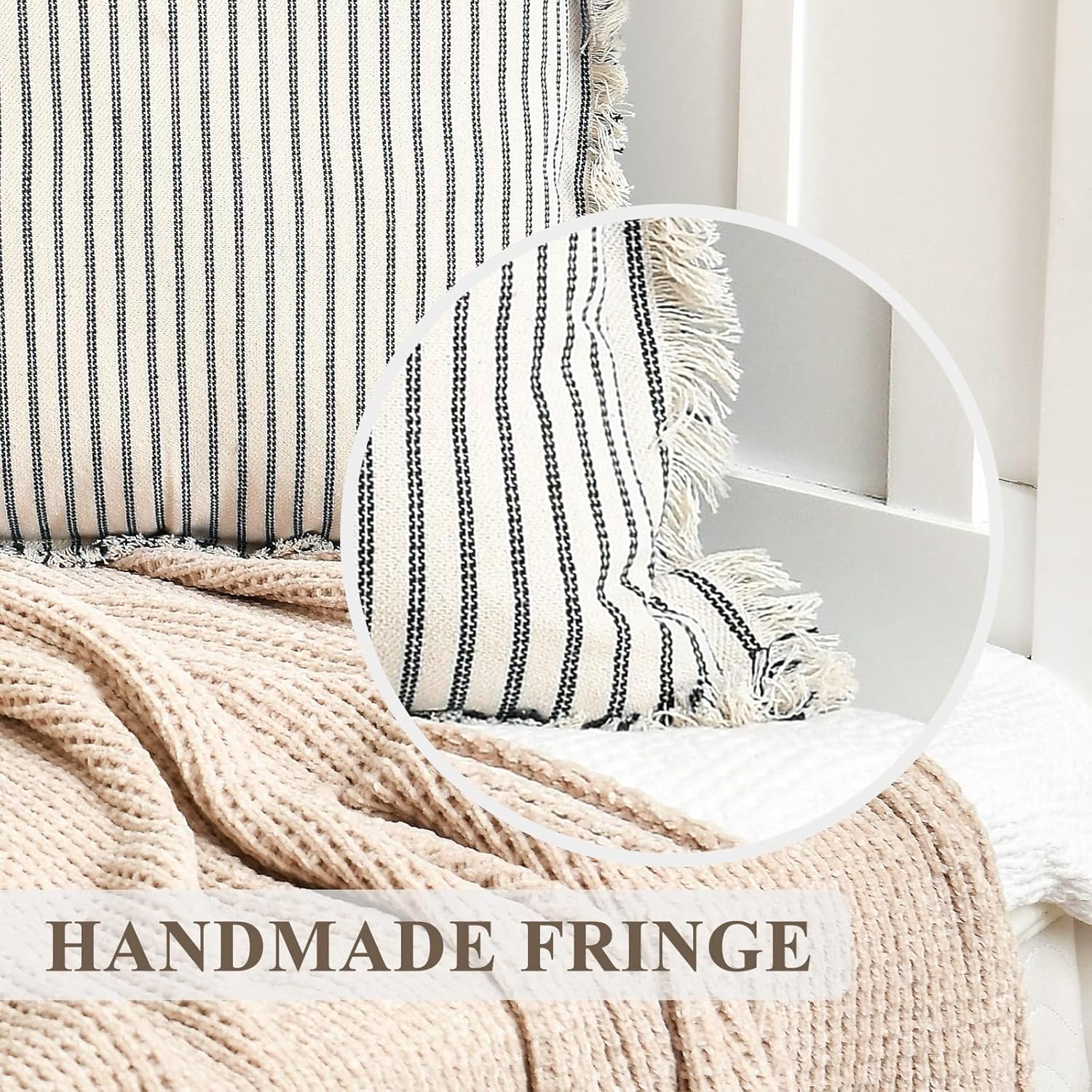 Throw Pillow Covers 18x18 Set of 2