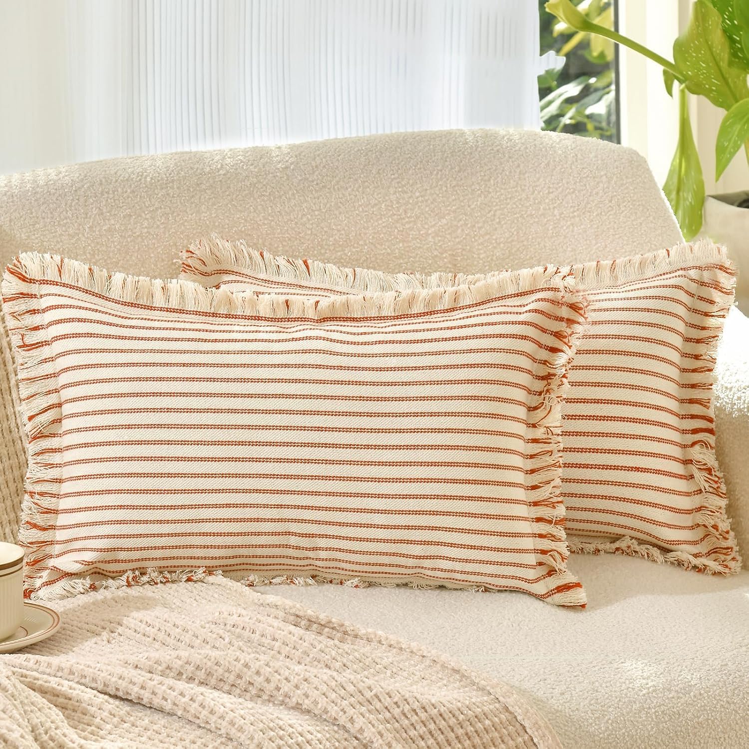 Throw Pillow Covers 18x18 Set of 2